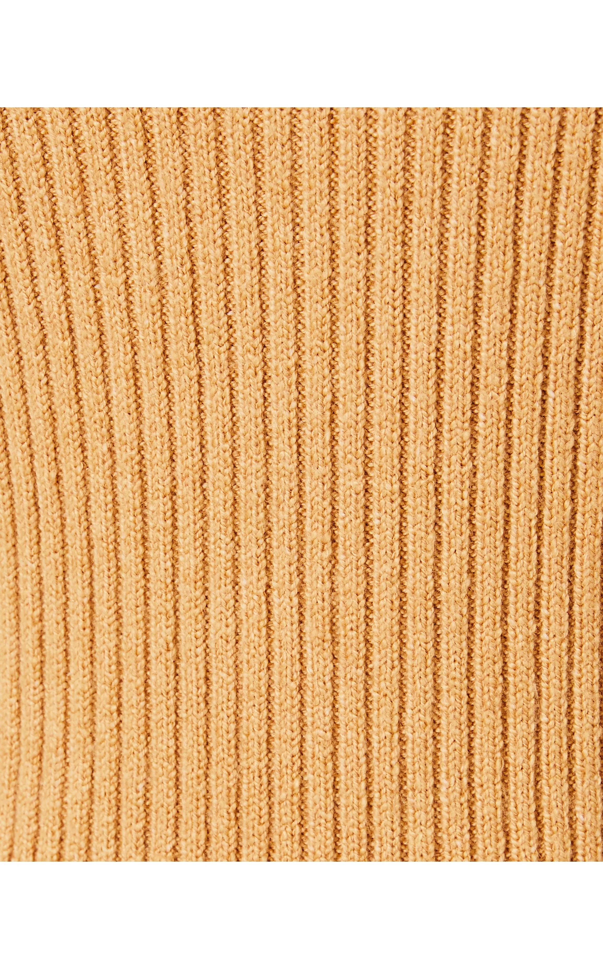 Lanta Ribbed Peplum Sweater - Heathered Rattan