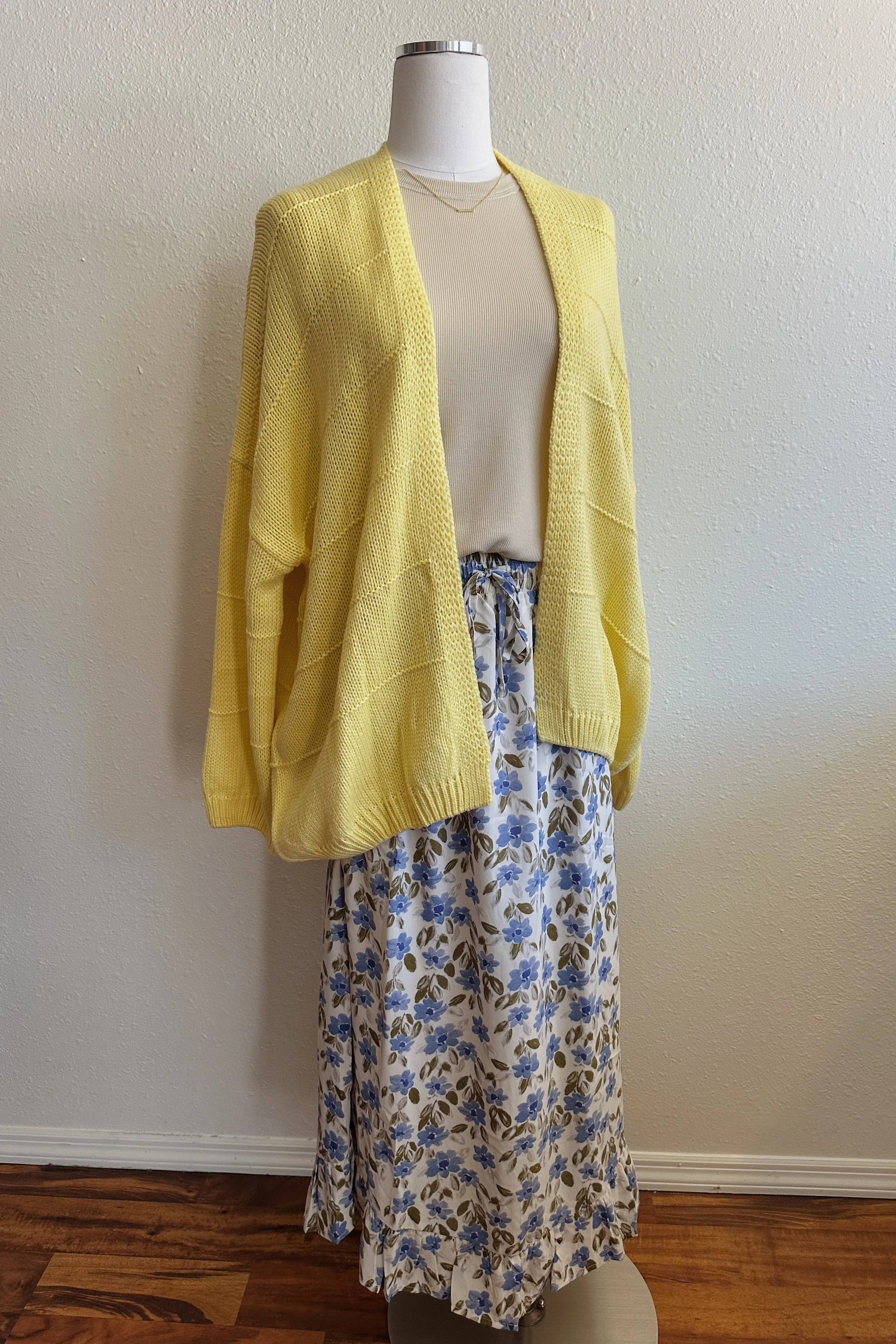 Lemon Sweater Cardigan