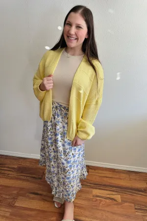 Lemon Sweater Cardigan