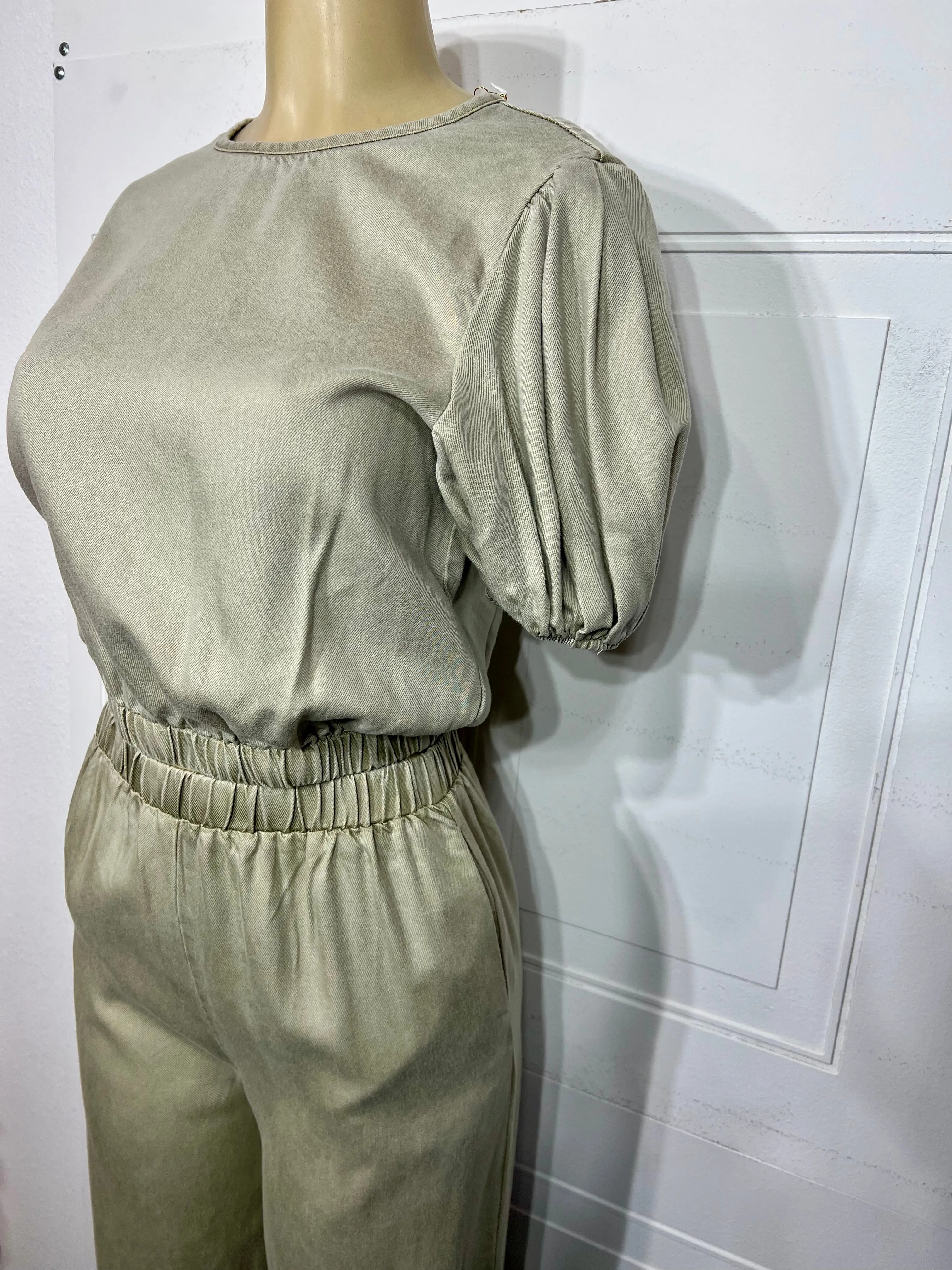 Leslie Sage Tencel 2 Piece Pants Set