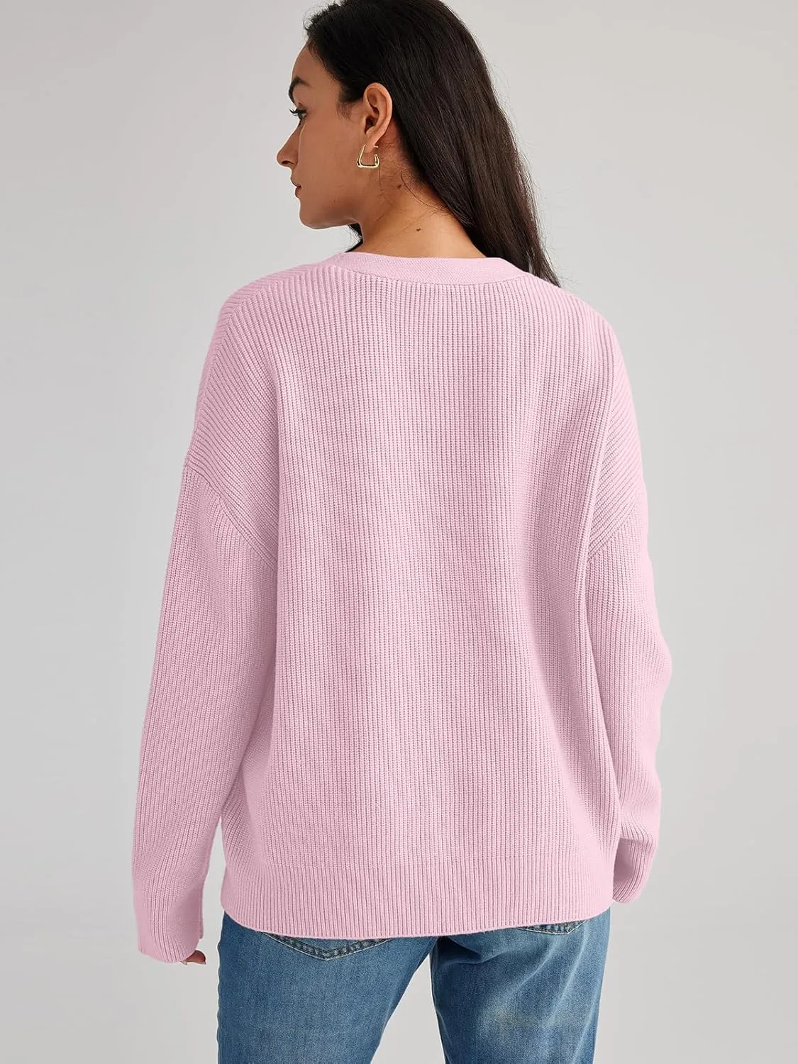 LILLUSORY Cardigan Sweaters for Women 2025 Summer Fashion Oversized Lightweight Sweater Knit Work Jacket Outfits Clothes