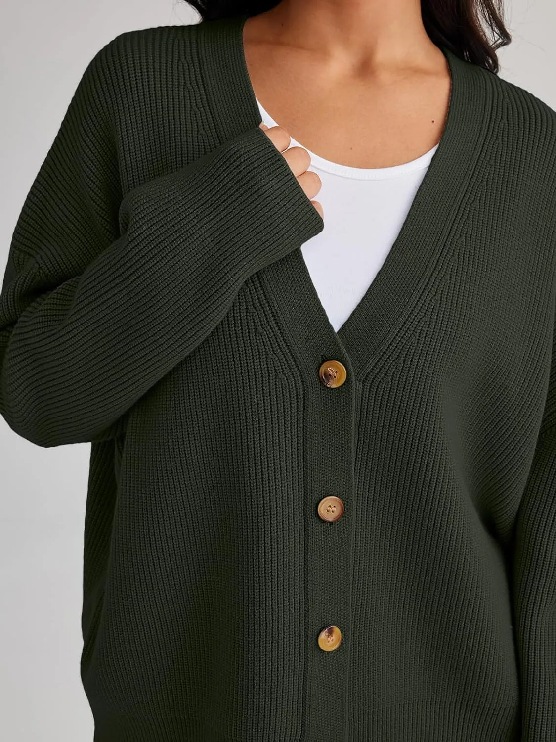 LILLUSORY Cardigan Sweaters for Women 2025 Summer Fashion Oversized Lightweight Sweater Knit Work Jacket Outfits Clothes