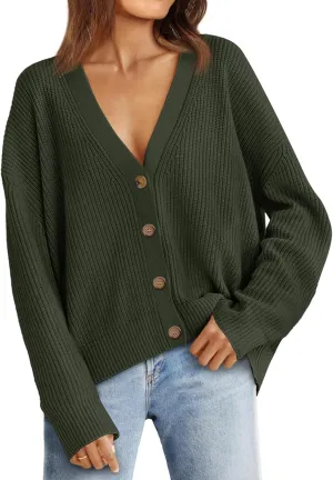 LILLUSORY Cardigan Sweaters for Women 2025 Summer Fashion Oversized Lightweight Sweater Knit Work Jacket Outfits Clothes
