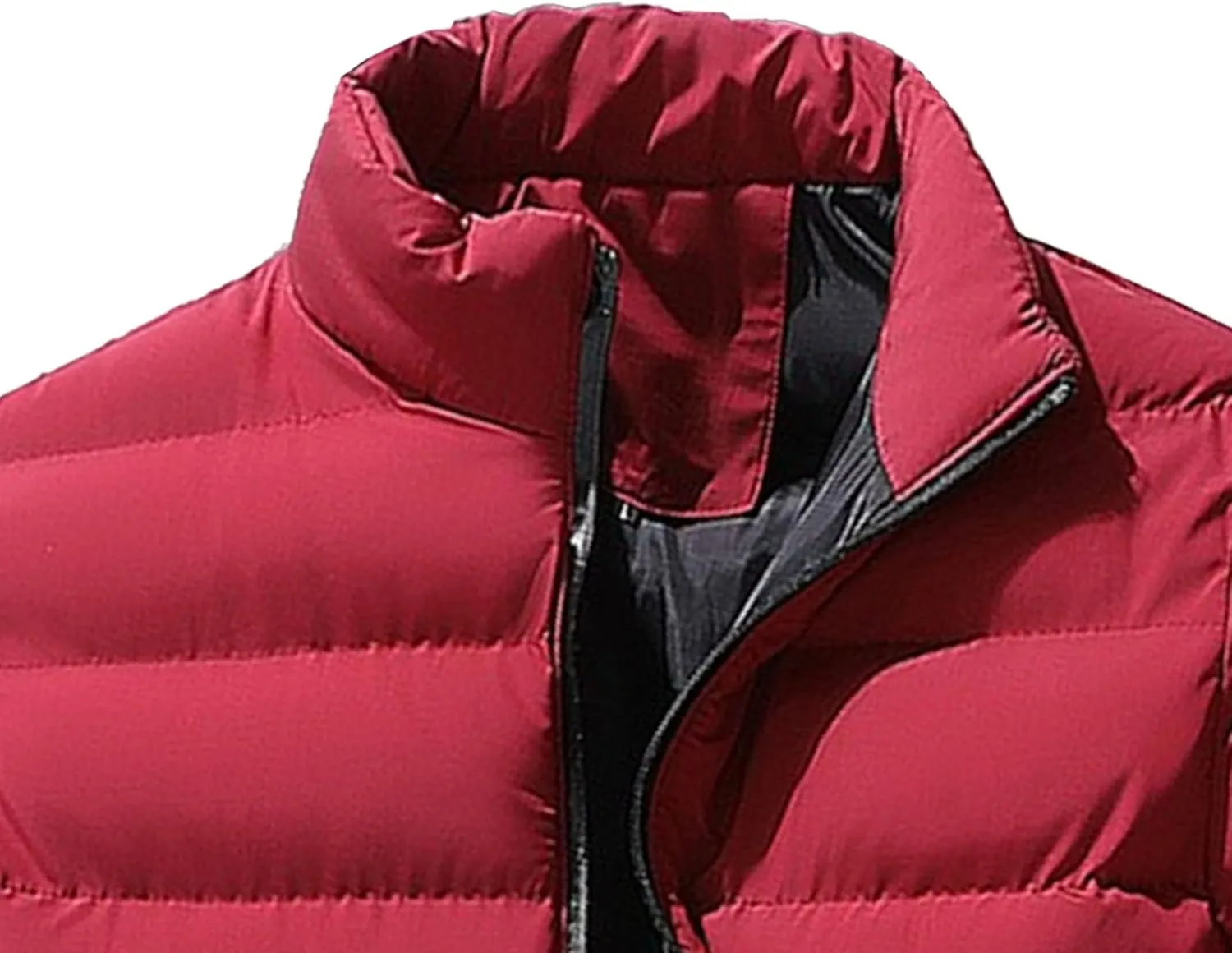 Maiyifu-GJ Men's Winter Warm Puffer Jacket Lightweight Thicken Quilted Padded Jackets Windproof Down Coat Outerwear