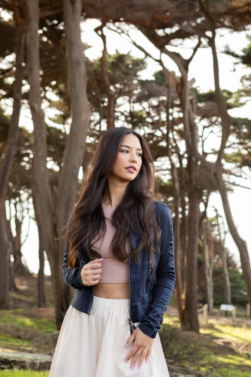 Malibu Stretch Viscose Track Jacket