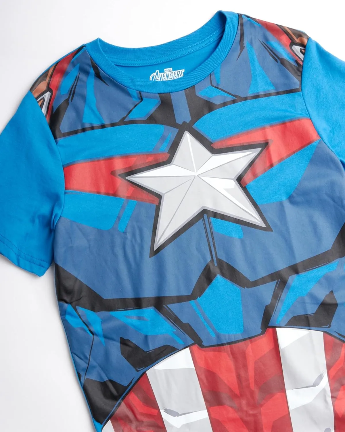 Marvel Avengers Boys' T-Shirt - Spider-Man, Captain America, Hulk, Iron Man - Kids Superhero Short Sleeve Graphic Tee (2T-20)