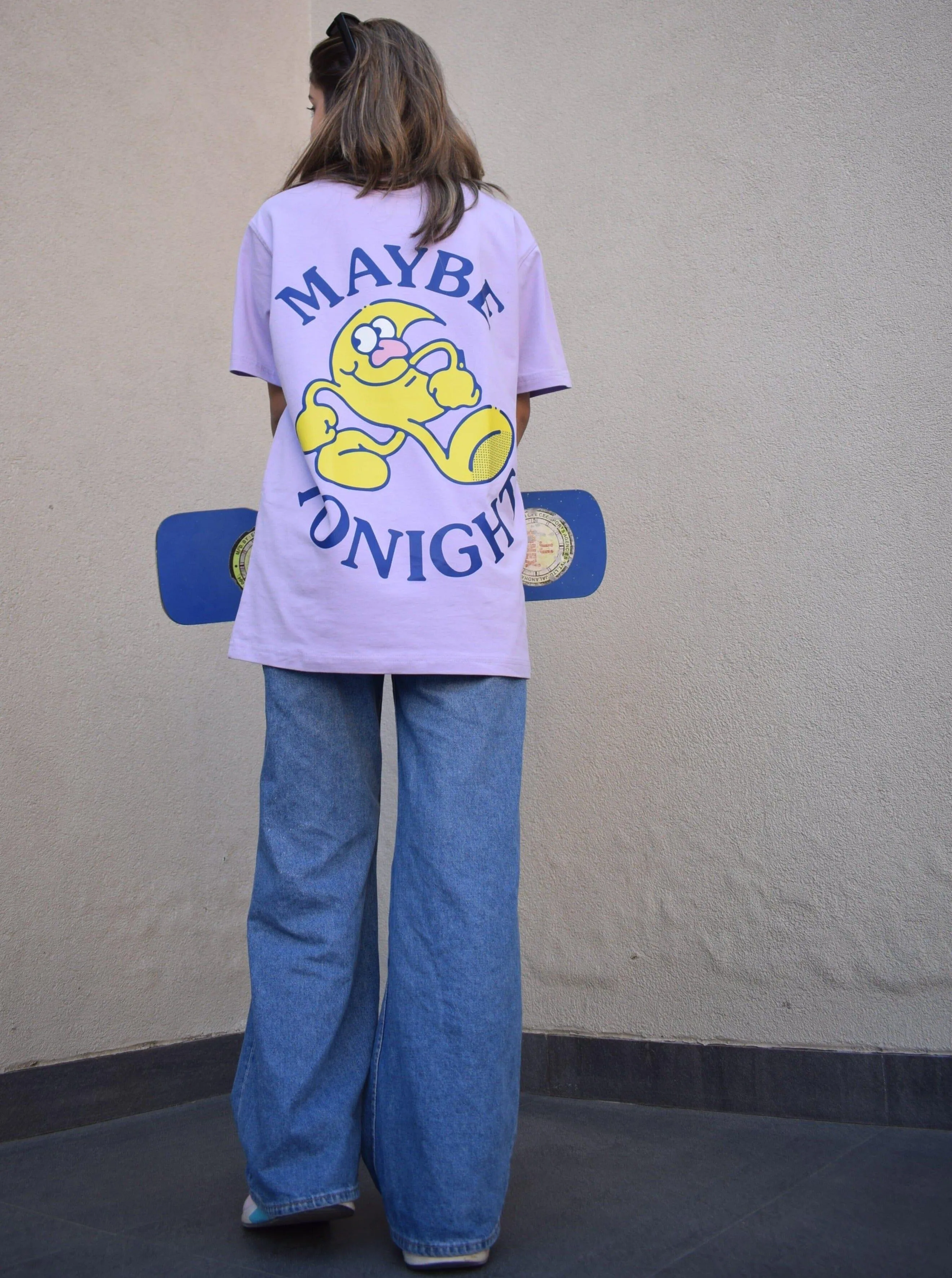 Maybe Tonight : Burger Bae Oversized  Tee For Men and Women