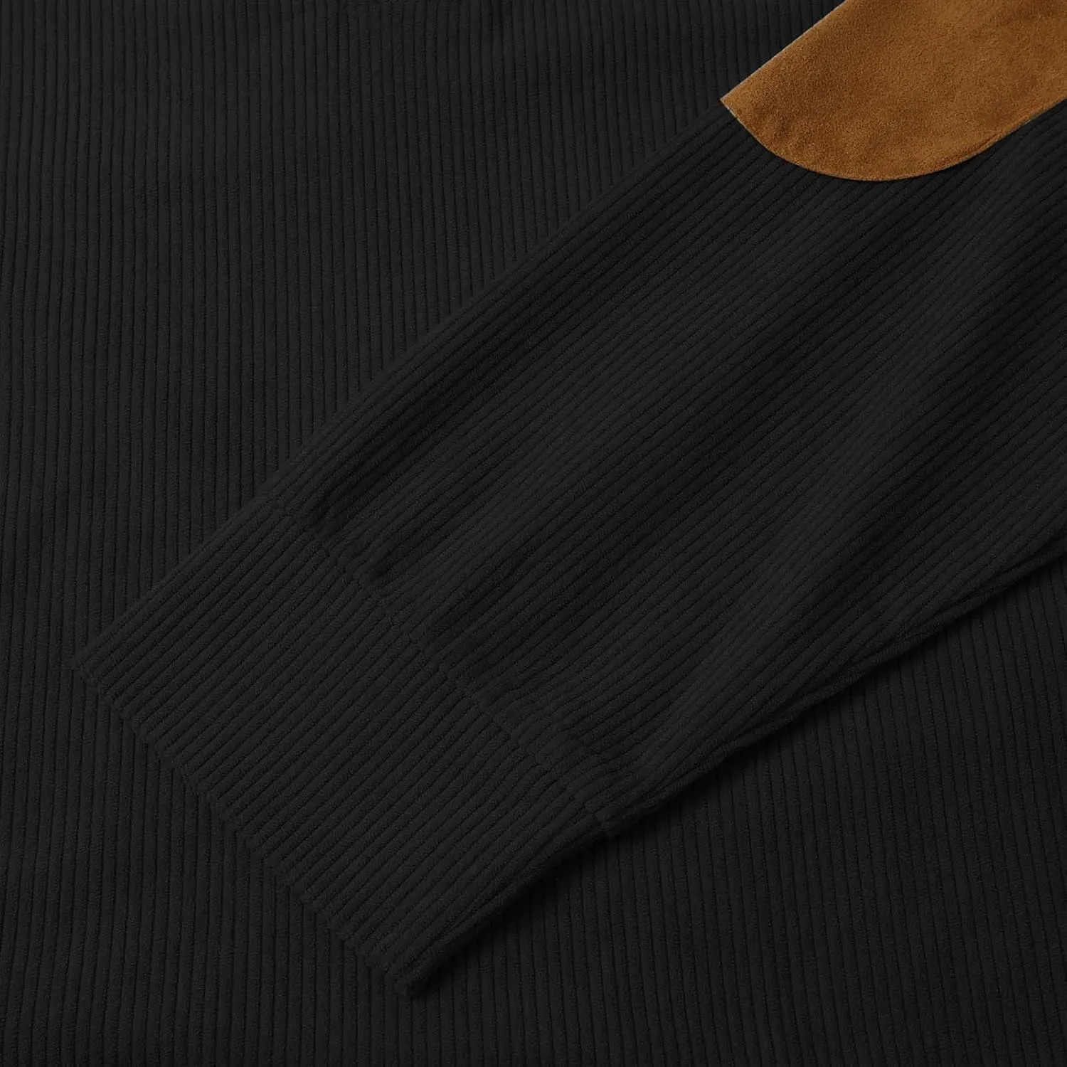 Mens Corduroy Pullover Sweatshirt Long Sleeve Button Up Polo Shirt Casual Fashion Plain Outdoor Fall Thermal Sweaters