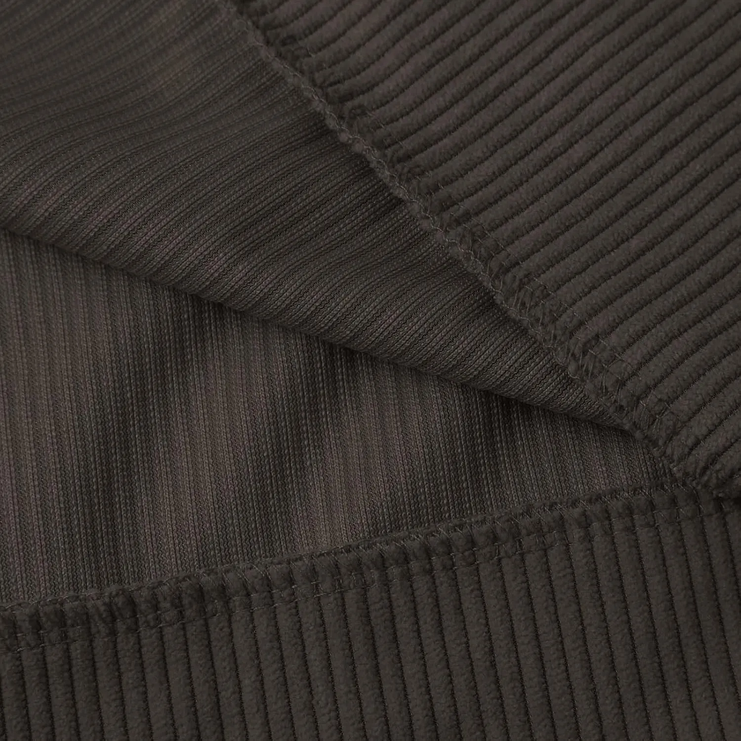 Mens Corduroy Pullover Sweatshirt Long Sleeve Button Up Polo Shirt Casual Fashion Plain Outdoor Fall Thermal Sweaters