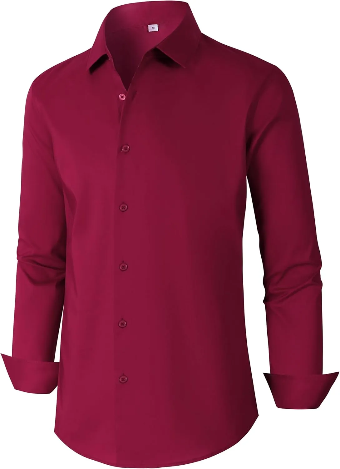 Mens Dress Shirts for Men Long Sleeve Wrinkle Free Button Down Shirt Formal Business Casual Shirts