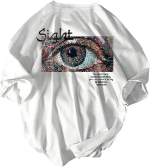 Men's Figure Y2K Graphic Tee Shirt Vintage Short Sleeve Crew Neck Novelty T-Shirts