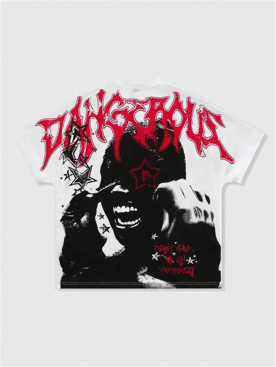 Men's Figure Y2K Graphic Tee Shirt Vintage Short Sleeve Crew Neck Novelty T-Shirts