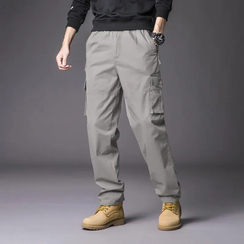 Men's Leisure Cargo Loose Multi-pocket Casual Sports Pants