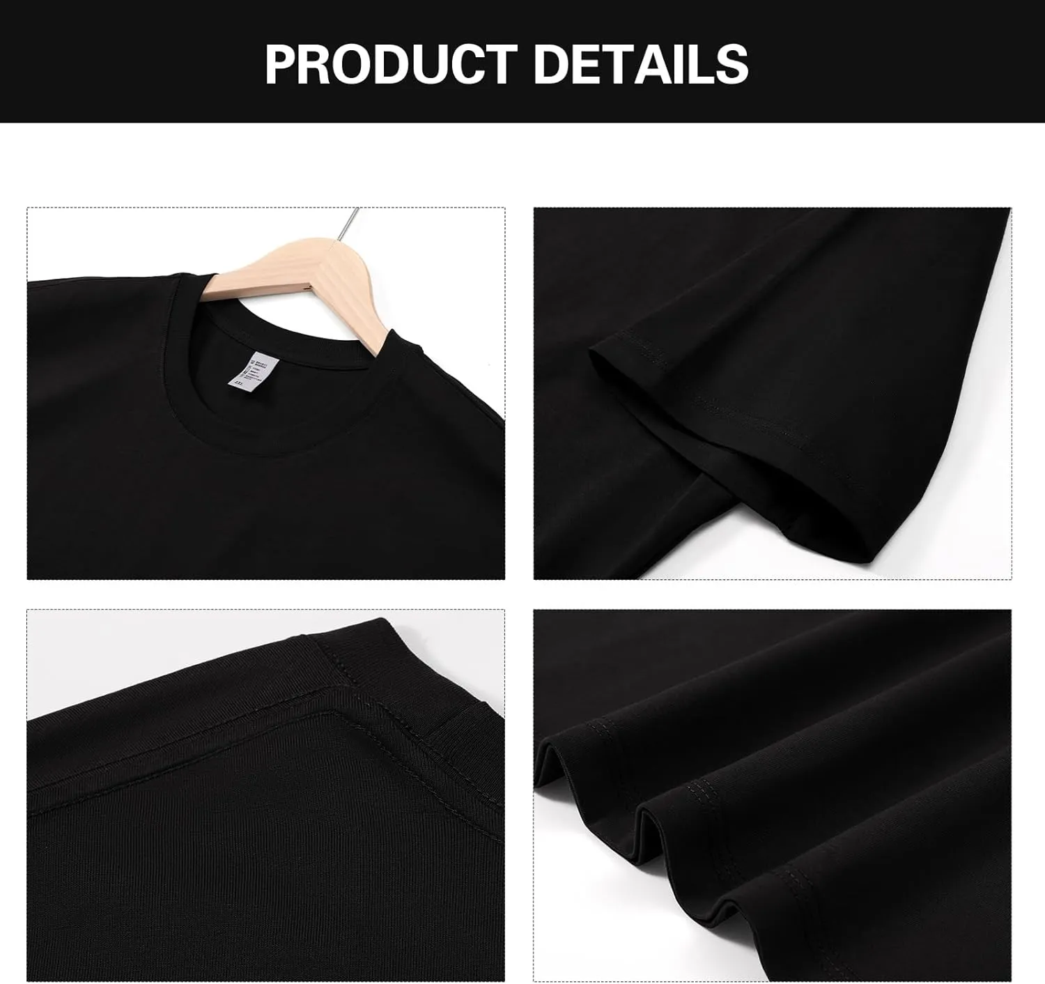 Men's Oversized T Shirts Lightweight Cooling Soft T-Shirt Short Sleeve Slick Casual Basic Crewneck Tee Shirt