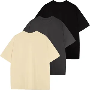 Men's Oversized T Shirts Lightweight Cooling Soft T-Shirt Short Sleeve Slick Casual Basic Crewneck Tee Shirt