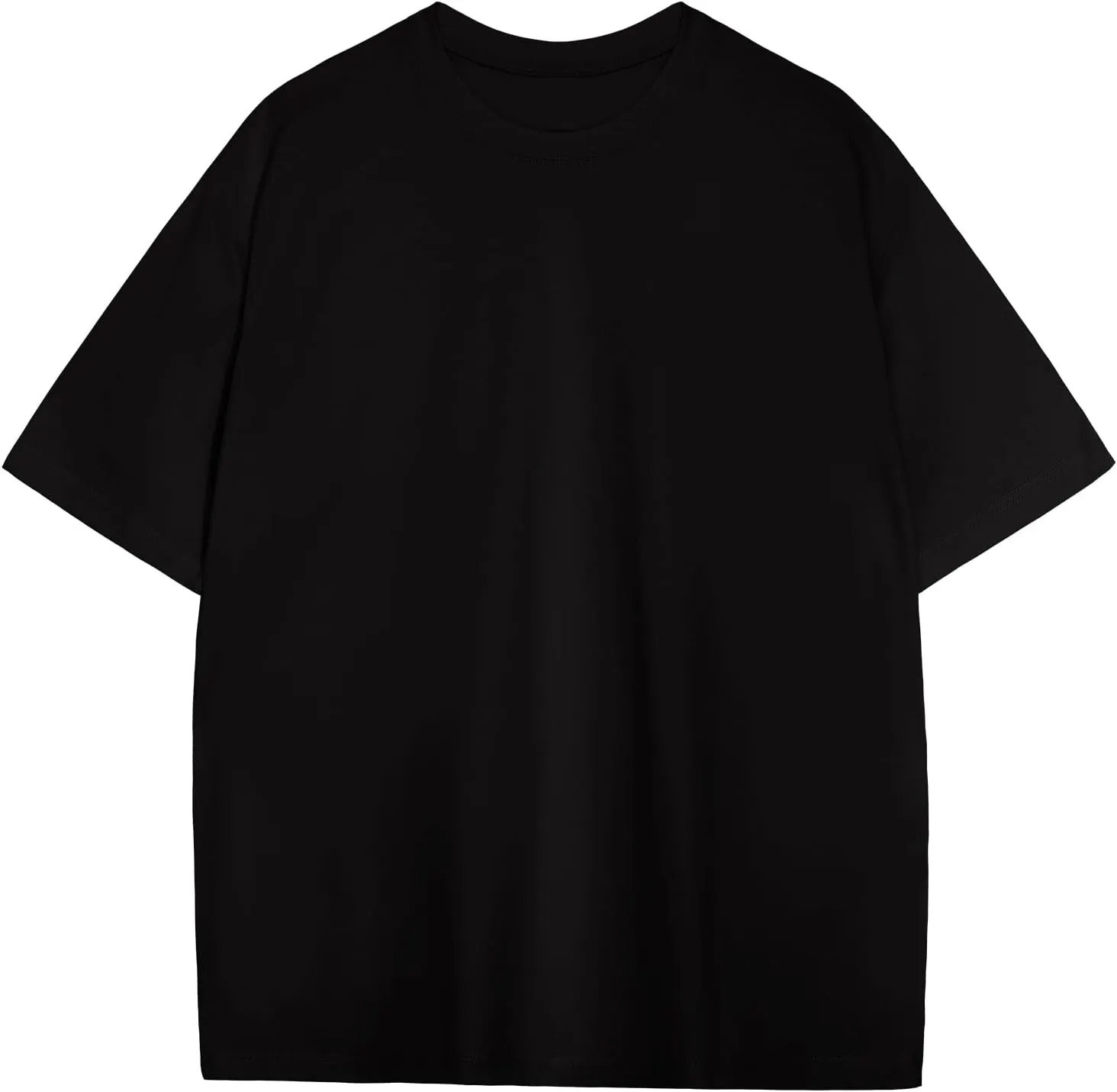 Men's Oversized T Shirts Lightweight Cooling Soft T-Shirt Short Sleeve Slick Casual Basic Crewneck Tee Shirt