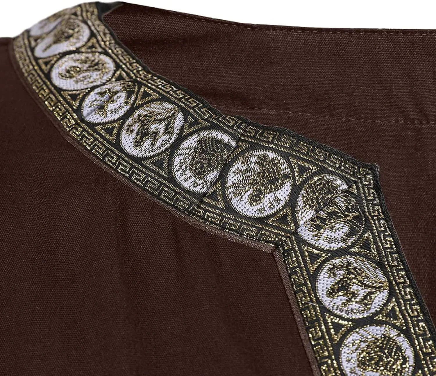 Mens Renaissance Shirts Medieval Costume Halloween Tunic Vintage Shirts Viking Knight Pirate Warrior Top with Belt Tops