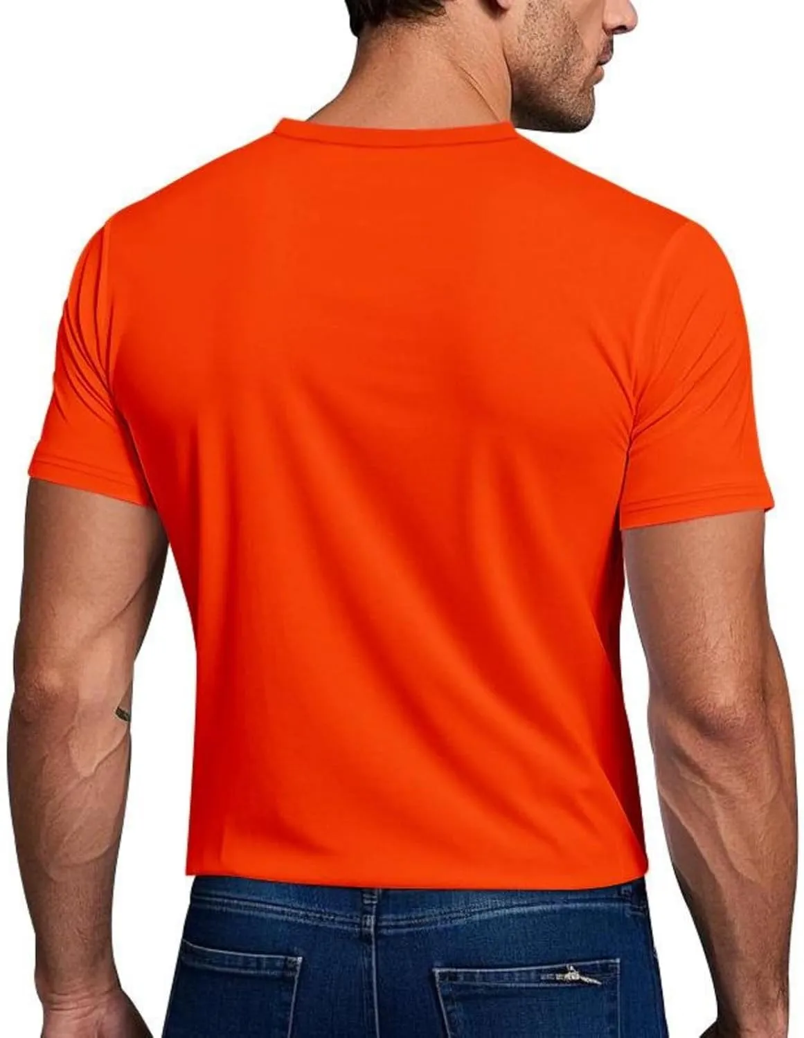 Mesh Workout Shirts for Men Casual Quick Dry Athletic Short Sleeve Moisture Wicking T-Shirts Lightweight Activewear
