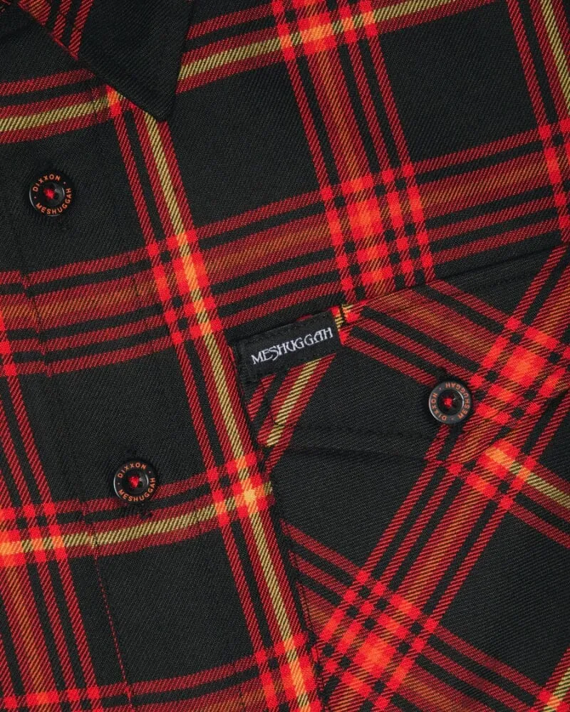 Meshuggah Immutable Flannel - Red/Black/Yellow
