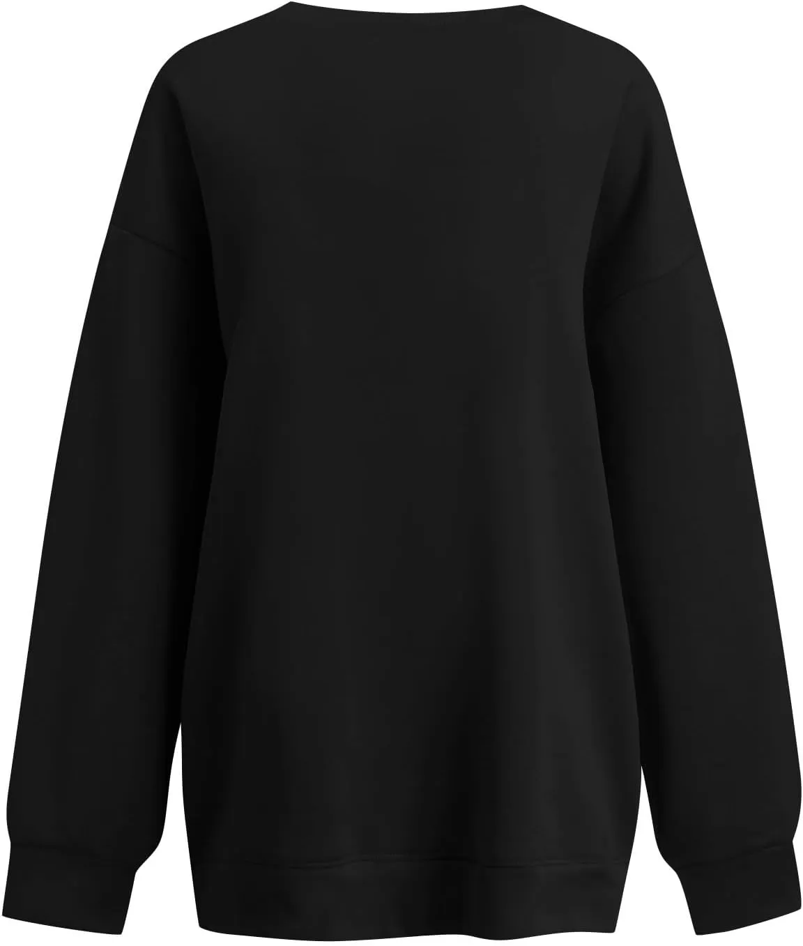 midelxp Womens Oversized V Neck Sweatshirt Trendy Casual Winter Fleece Pullover Sweaters Cute Preppy Long Sleeve Sweat Shirts