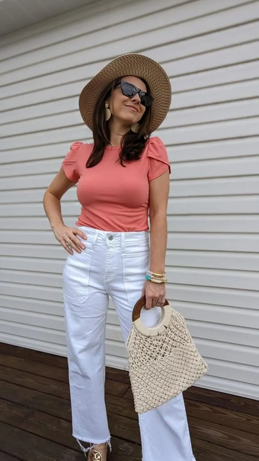 MIHOLL Women's Short Sleeve T Shirt Crew Neck 2025 Summer Casual Tee Blouses Tops