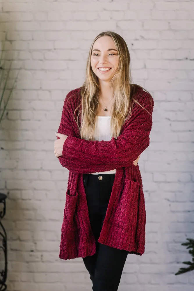Movie Night Popcorn Cardigan