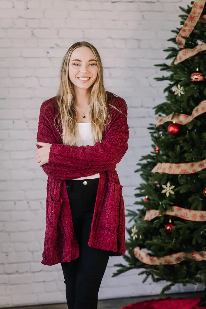 Movie Night Popcorn Cardigan