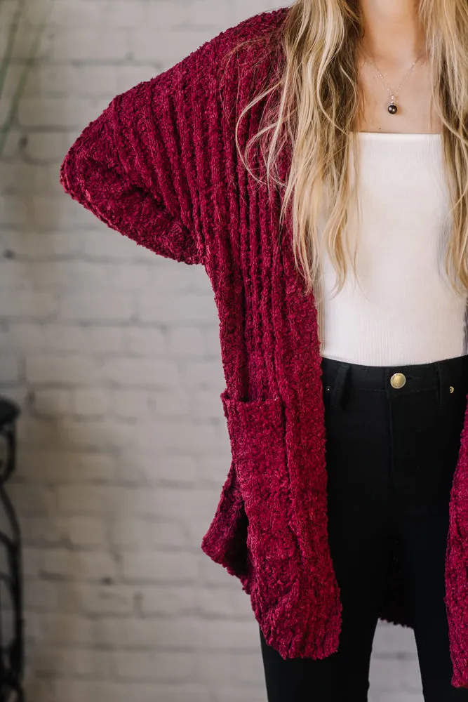 Movie Night Popcorn Cardigan