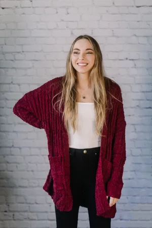 Movie Night Popcorn Cardigan