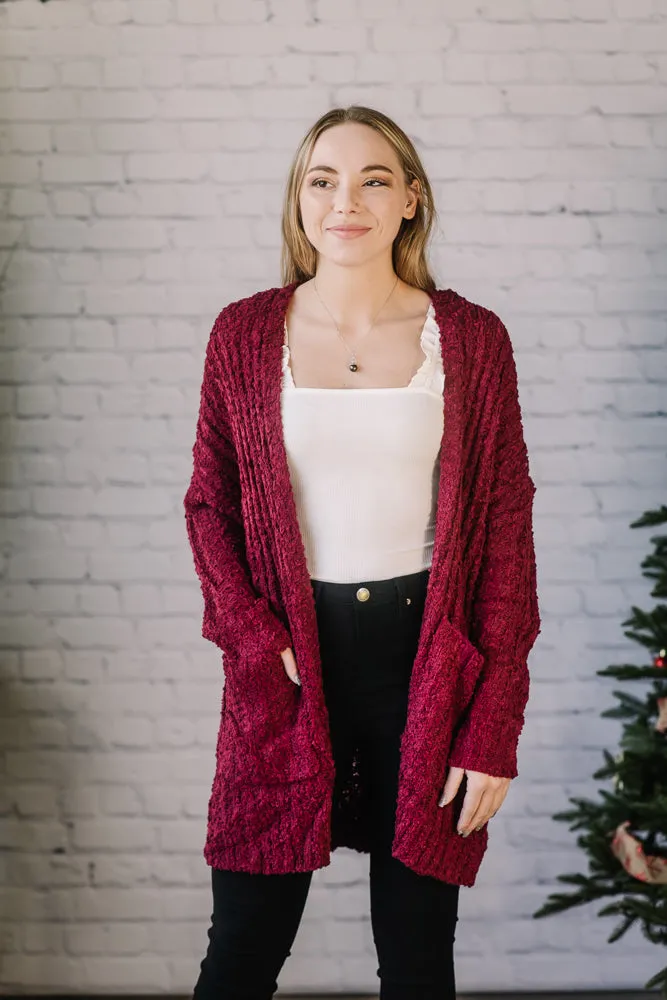 Movie Night Popcorn Cardigan
