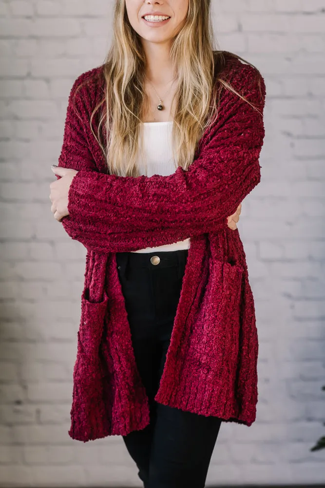 Movie Night Popcorn Cardigan