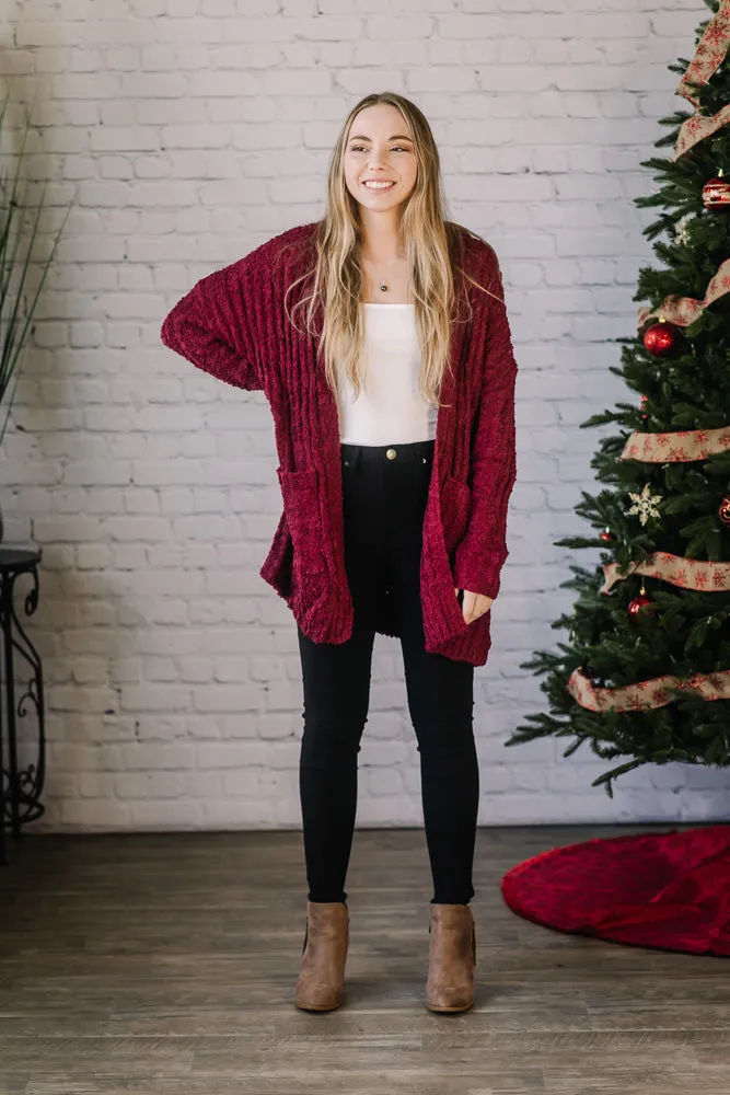 Movie Night Popcorn Cardigan