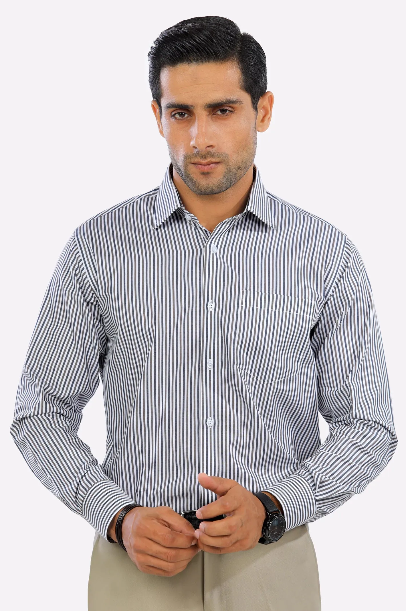 Multicolor Bengal Stripes Formal Shirt