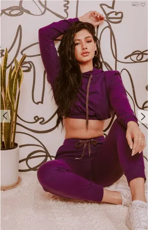 MYA JERSEY SWEAT PANTS SET