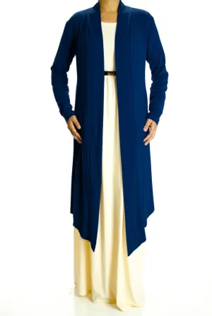 Navy Maxi Sweep Cardigan
