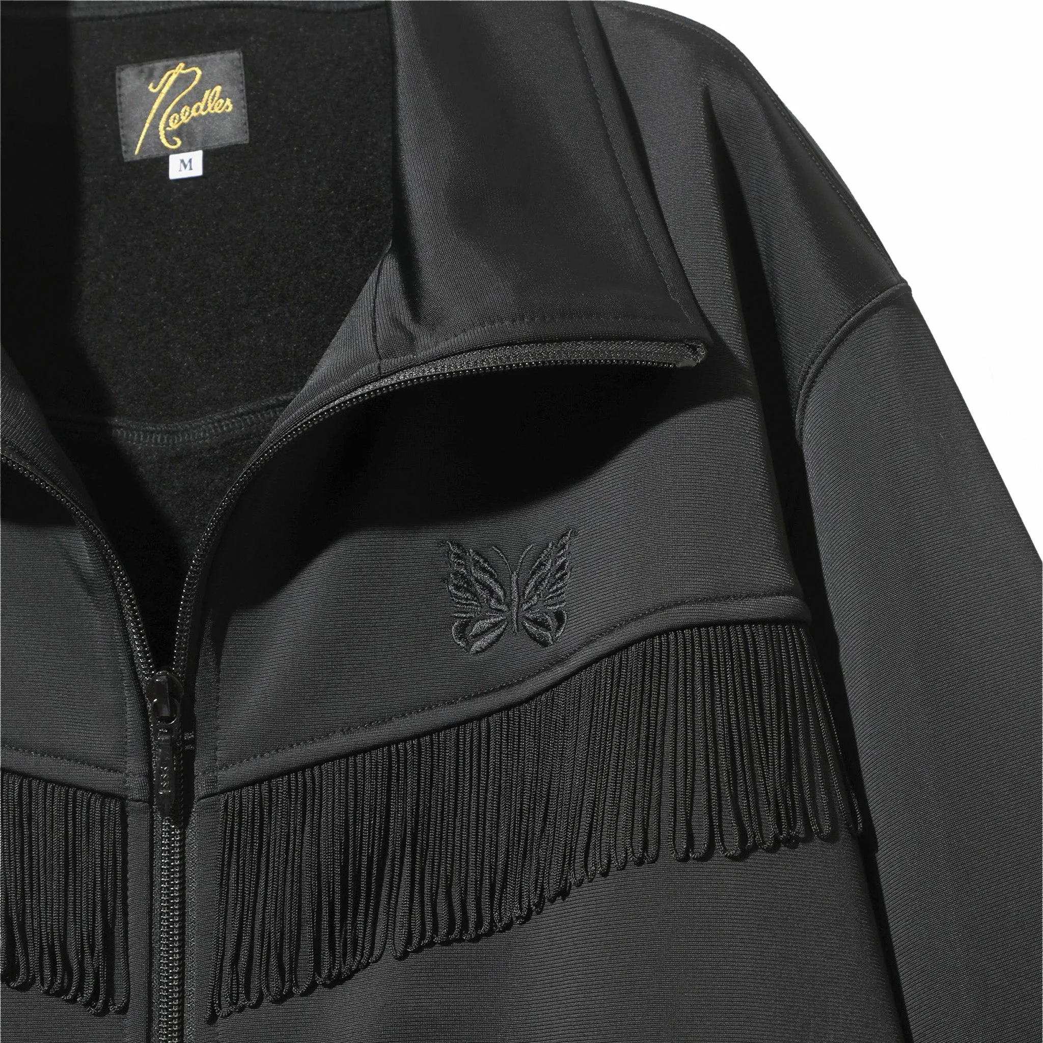 Needles Fringe Pe/Ta Track Jacket - Bright Jersey (Black)