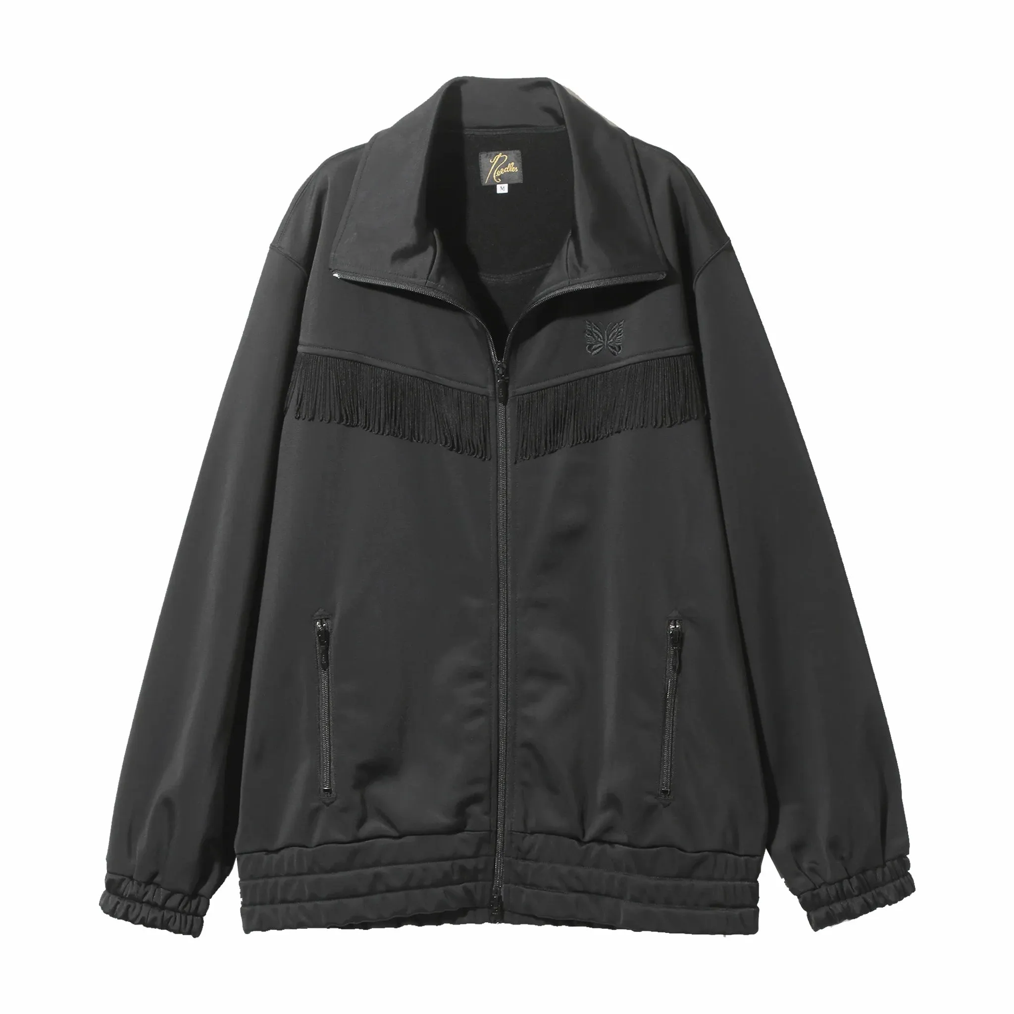 Needles Fringe Pe/Ta Track Jacket - Bright Jersey (Black)