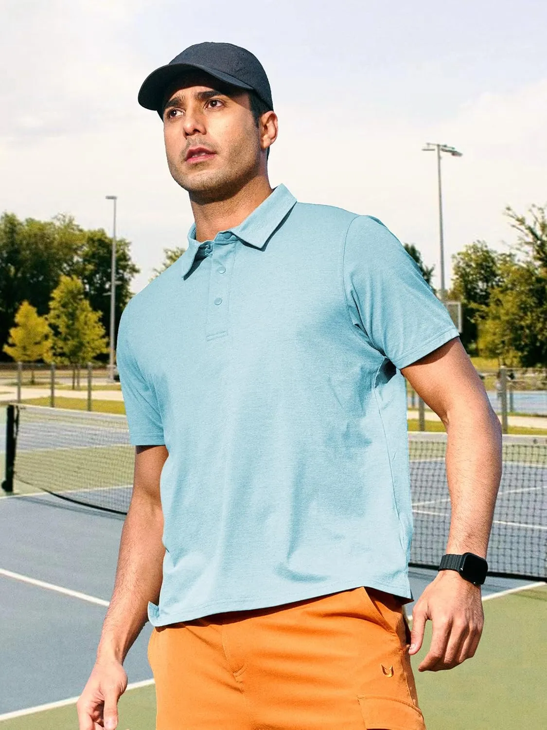 NORTHYARD Men's Polo Shirts Short Sleeve Golf Shirts Moisture Wicking Quick Dry Collared Outdoor Work Tennis Polos