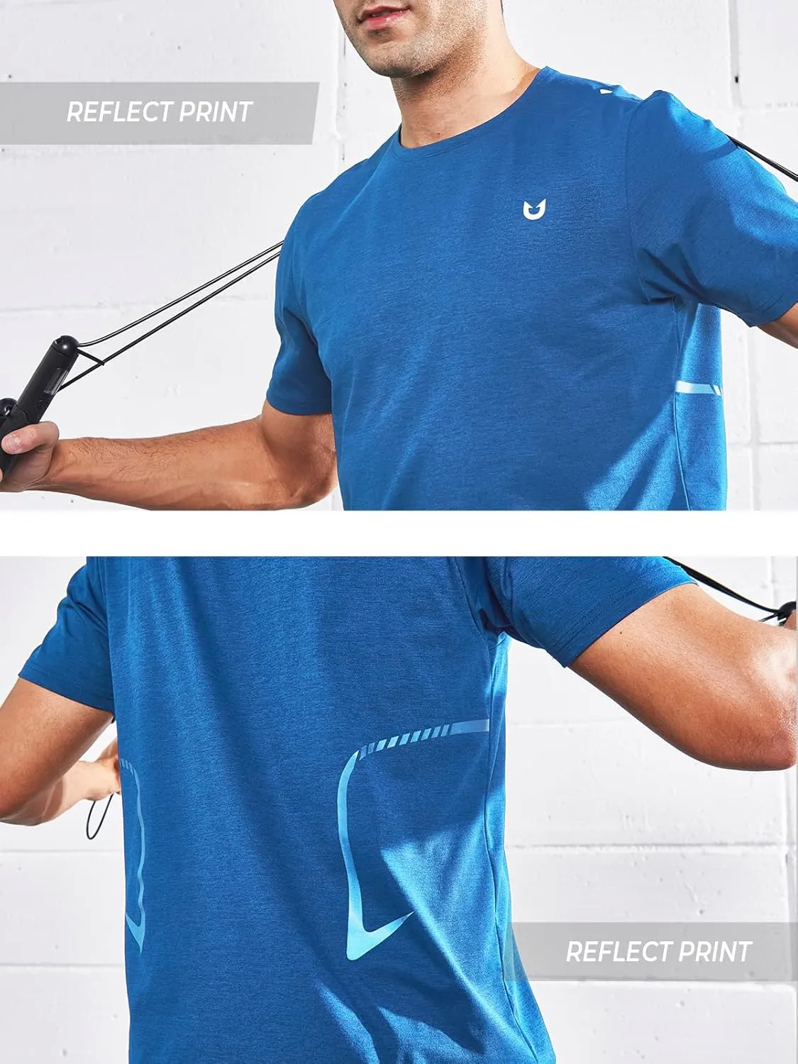 NORTHYARD Men's Workout Gym Shirts Quick Dry T-Shirts Running Athletic Short Sleeve Shirt for Men
