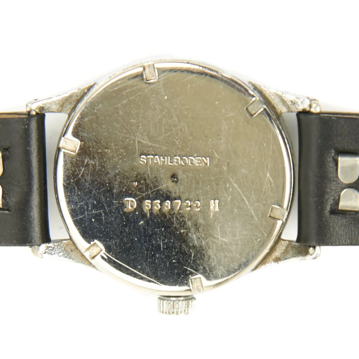Original German WWII Wehrmacht D-H Watch - Pierpont INCABLOC - Fully Functional