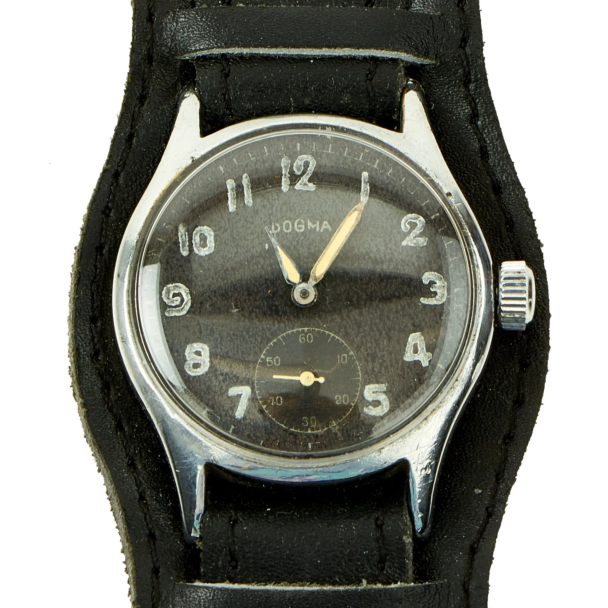 Original German WWII Wehrmacht Wrist Watch by Dogma - Fully Functional