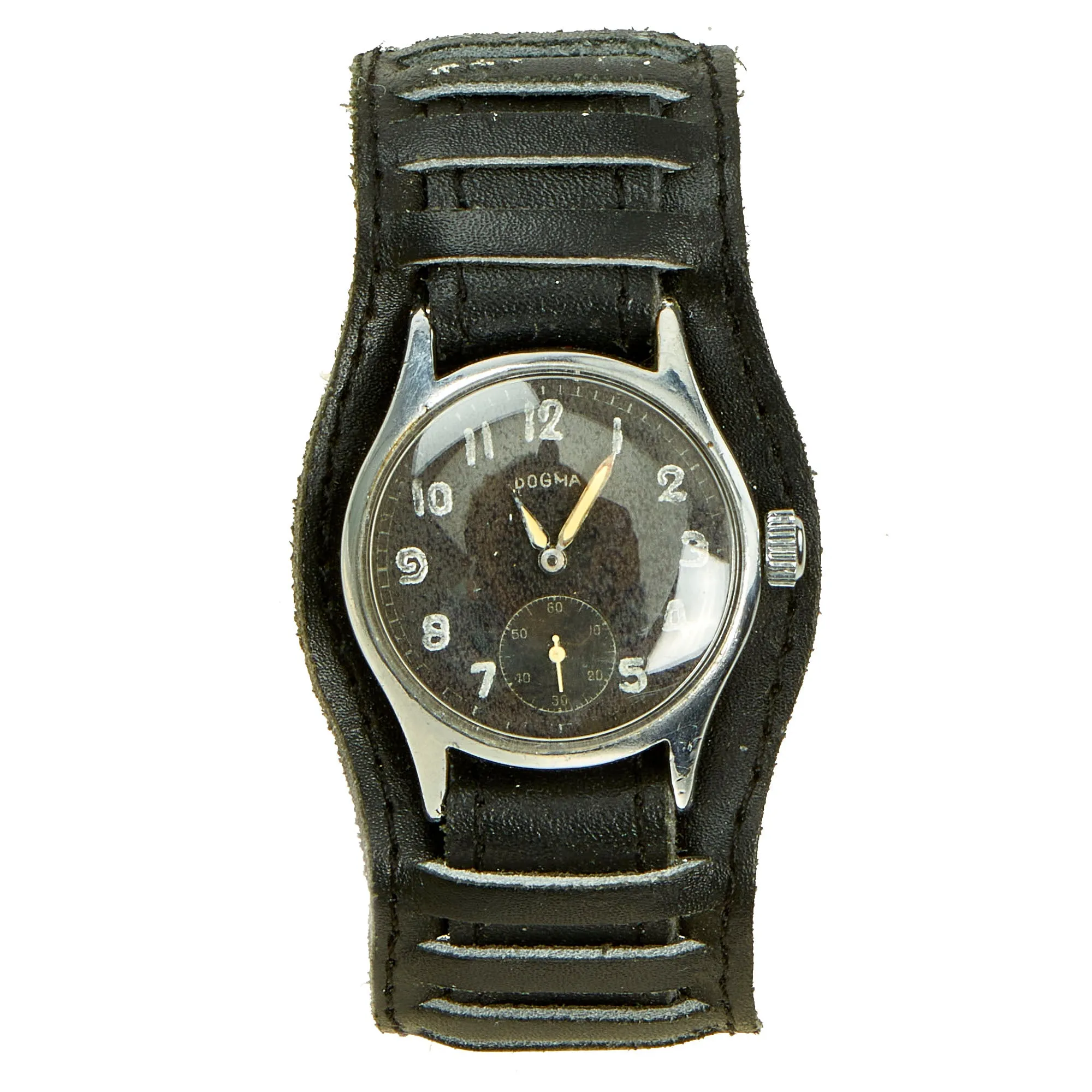 Original German WWII Wehrmacht Wrist Watch by Dogma - Fully Functional