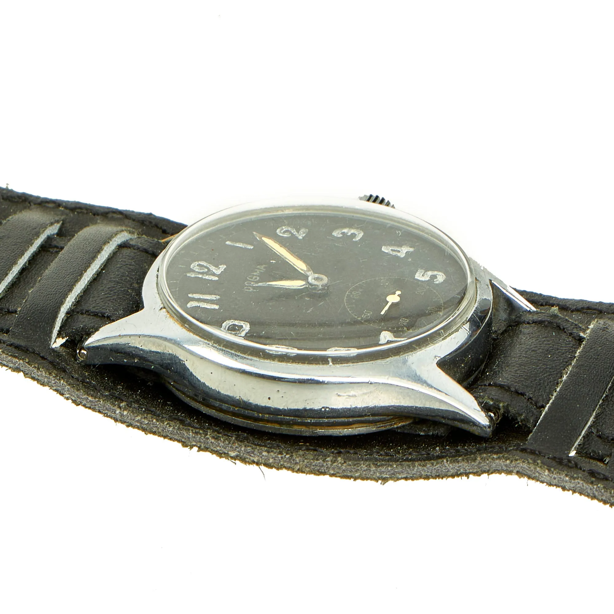 Original German WWII Wehrmacht Wrist Watch by Dogma - Fully Functional