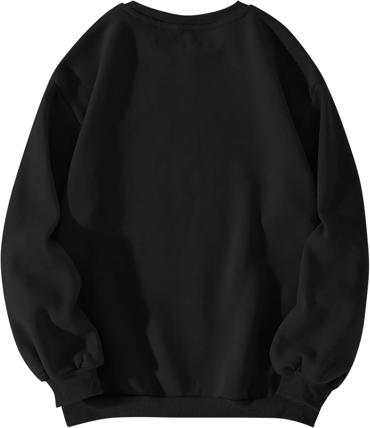 Oversized Crewneck Sweatshirt Women Cute Bow Graphic Sweatshirts Long Sleeve Fleece Pullover Bow Sweater Y2k Tops
