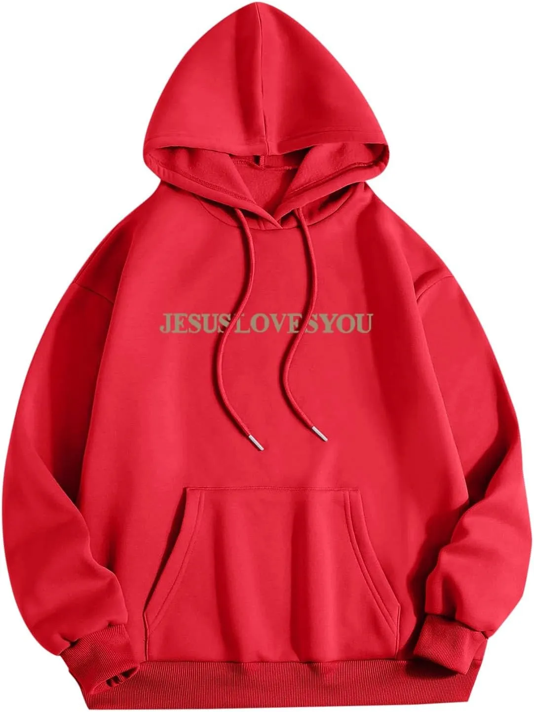Oversized Hoodie for Women Thankful Grateful Blessed Christian Hooded Hoodies Causal Sweatshirts with Pocket Pullover