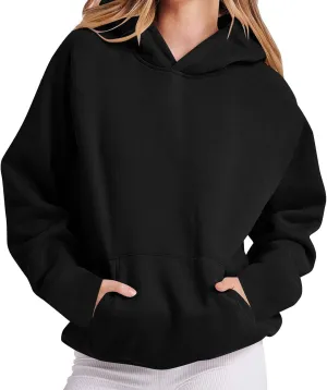 Oversized Hoodies for Women 2024 Fleece Sweatshirts Long Sleeve Sweaters Pullover Fall Fashion Outfits