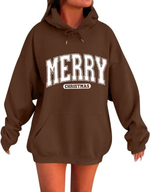 Oversized Hoodies For Women Plus Size Sweatshirt Trendy Winter Clothes Long Sleeve Drawstring With Pockets Pullover