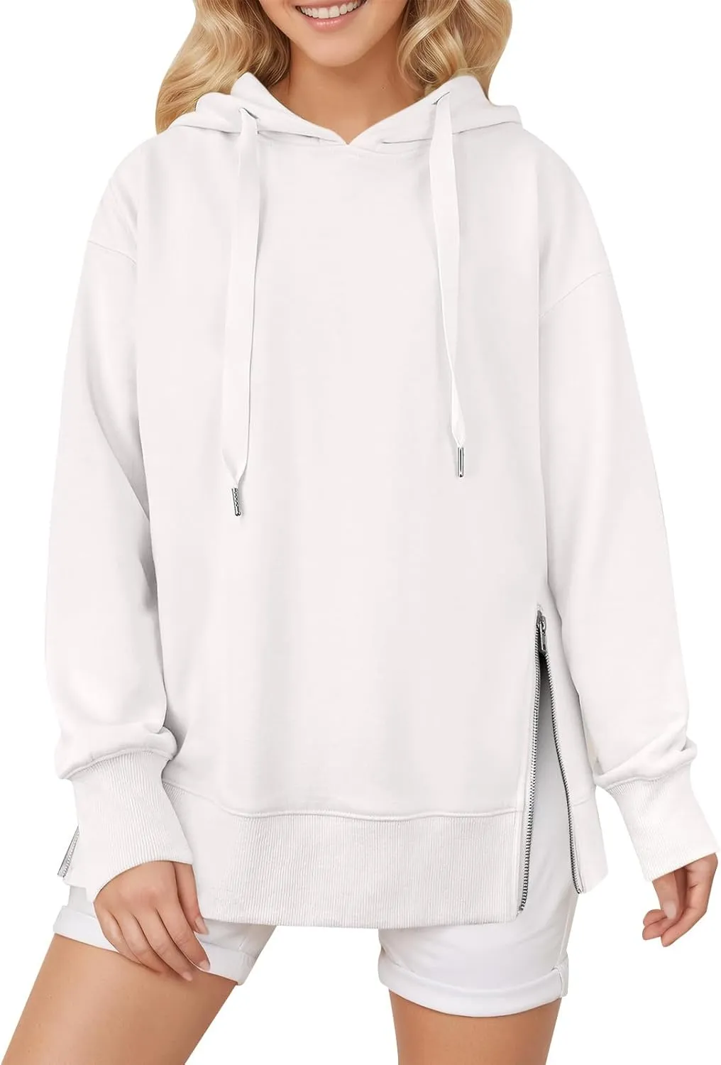 Oversized Hoodies for Women Pullover Fleece Lined Hooded Sweatshirt Teen Girls Cute Fall Sweaters Outfits