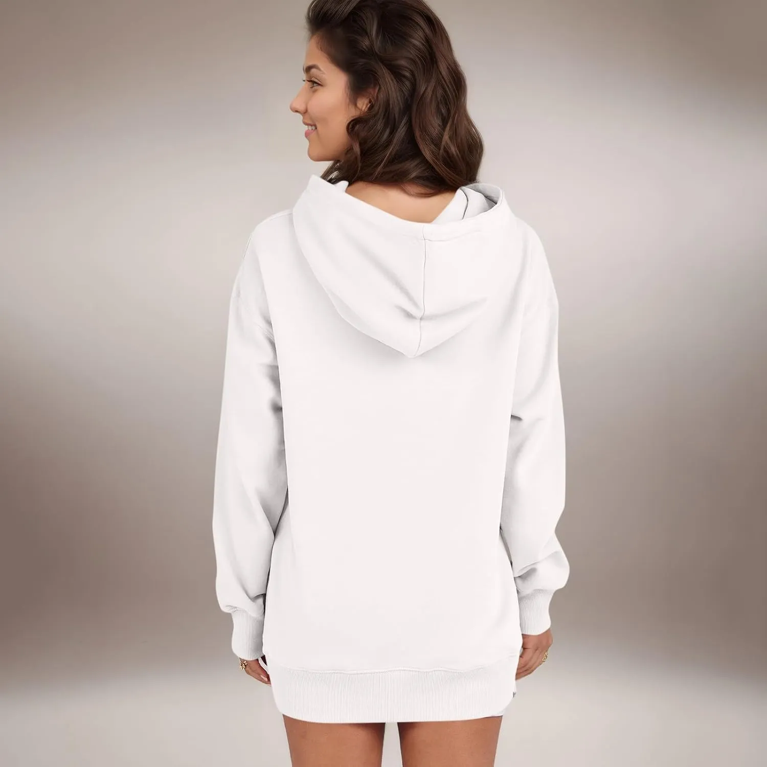 Oversized Hoodies for Women Pullover Fleece Lined Hooded Sweatshirt Teen Girls Cute Fall Sweaters Outfits