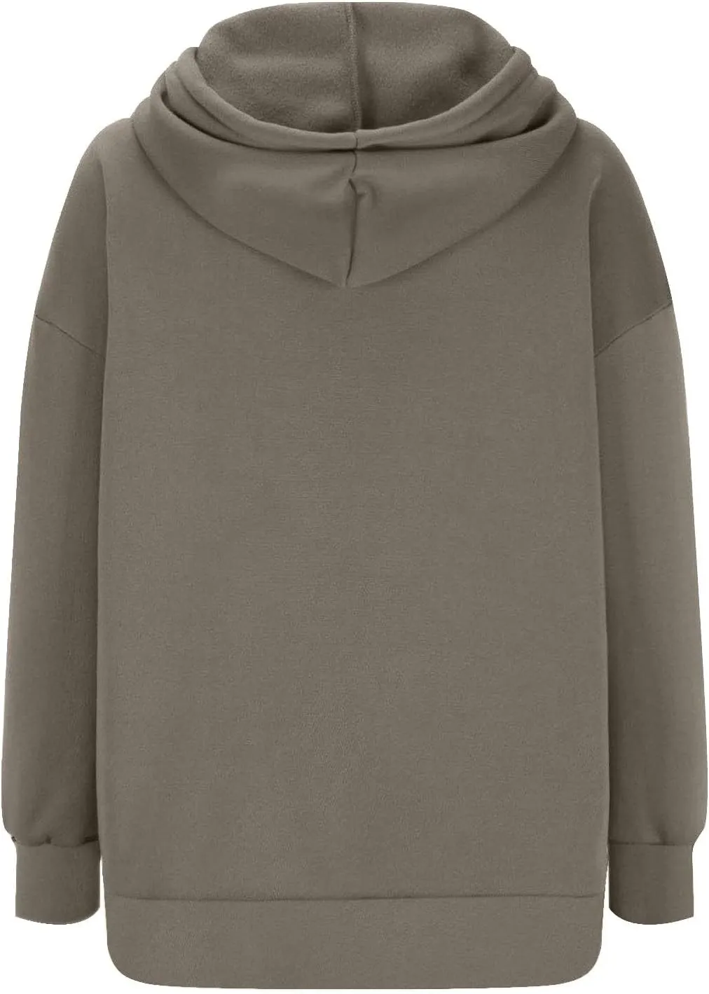 Oversized Sweatshirt for Women Plus Size Solid Color Drop Shoulder Pullover Hoodies with Pockets Fall Fashion Outfits
